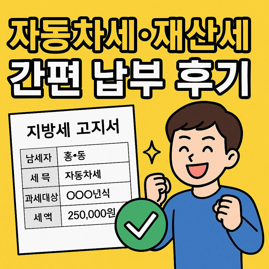 자동차세,재산세 납부