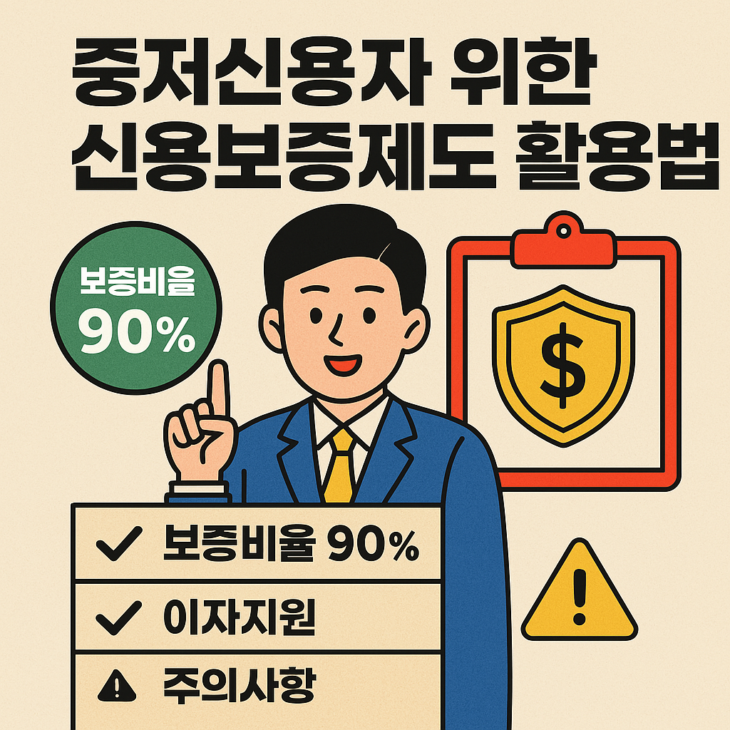 중저신용자를 위한 신용보증제도 활용법