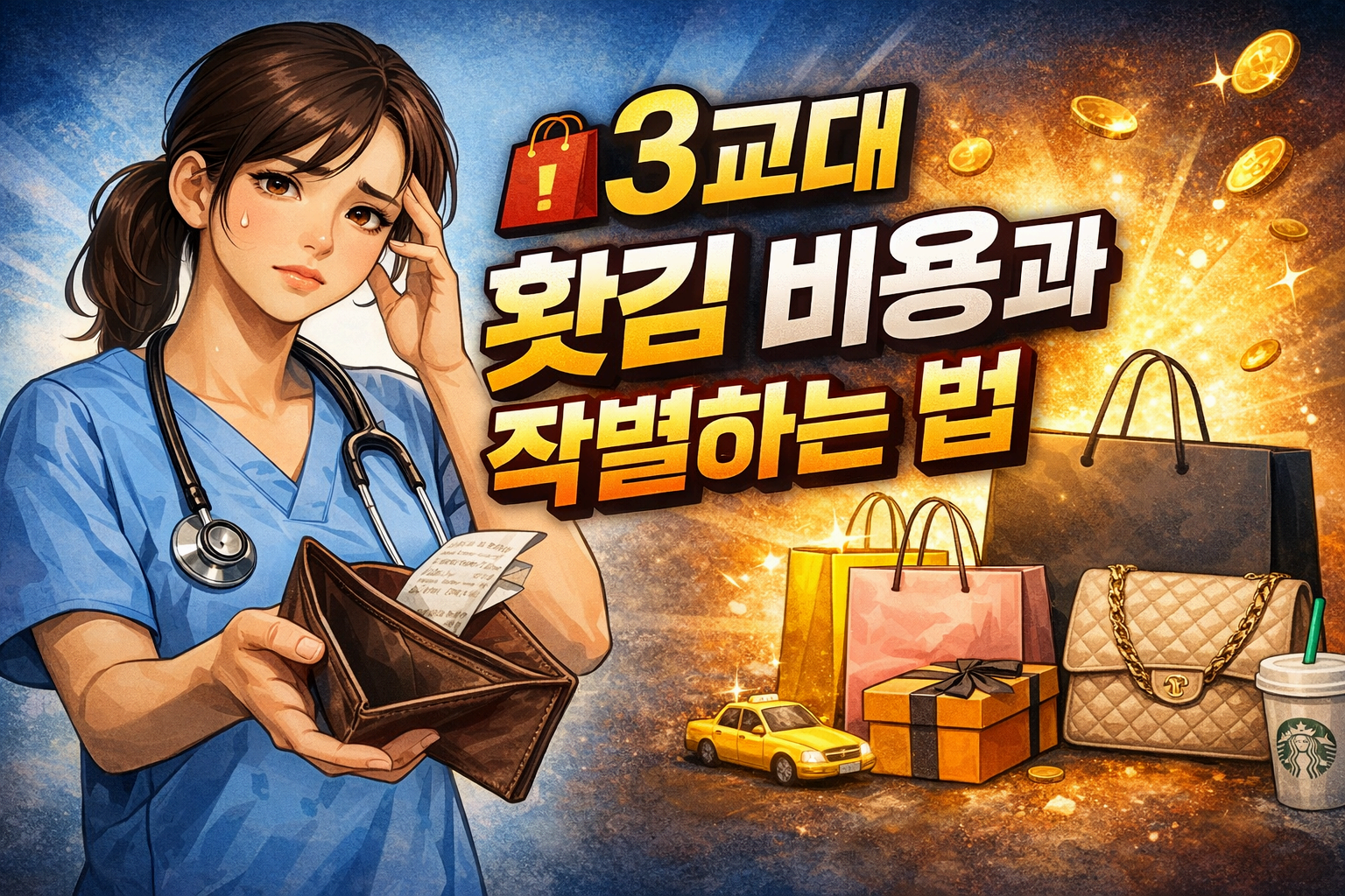[간호사 재테크 02] 3교대 스트레스가 낳은 &lsquo;홧김 비용&rsquo;, 퇴사 앞당기는 지출 처방전