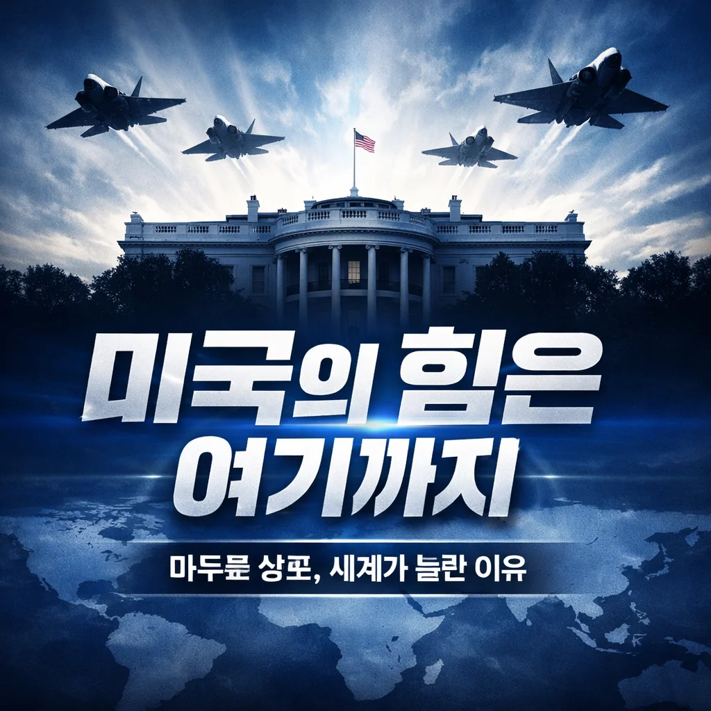 마두로 생포 발표, 미국 군사력, 여기까지 가능했나