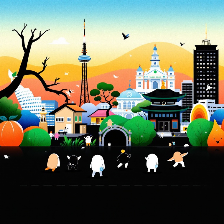 서울 도시 모습