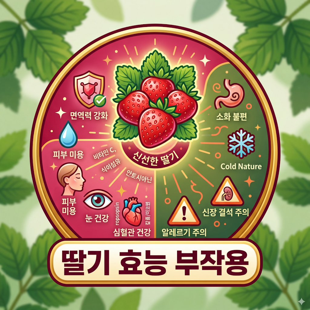 딸기 효능 부작용