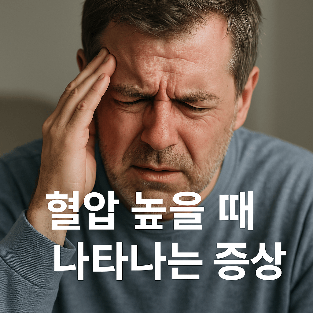 혈압이 높을 때 나타나는 증상