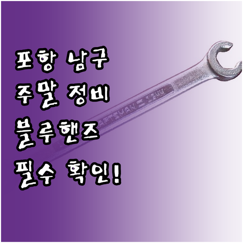 직장인을 위한 포항 남구 현대차 블루..