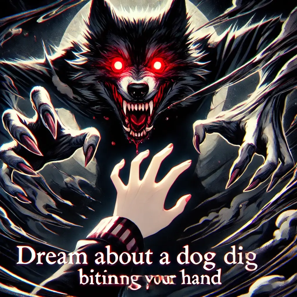 개한테 손 물리는 꿈 해몽