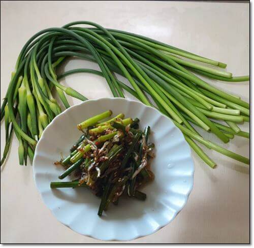 마늘종 멸치 볶음