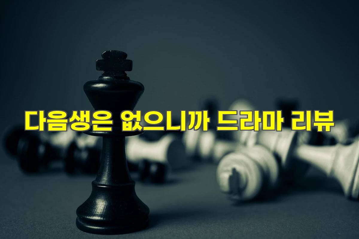 다음생은 없으니까 드라마 리뷰