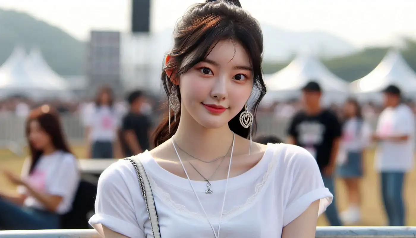 워터밤-시간을-알아보는-여성의-모습