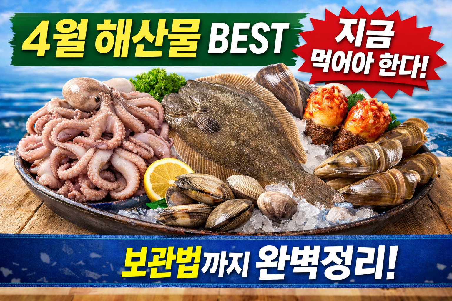 4월 해산물 총정리