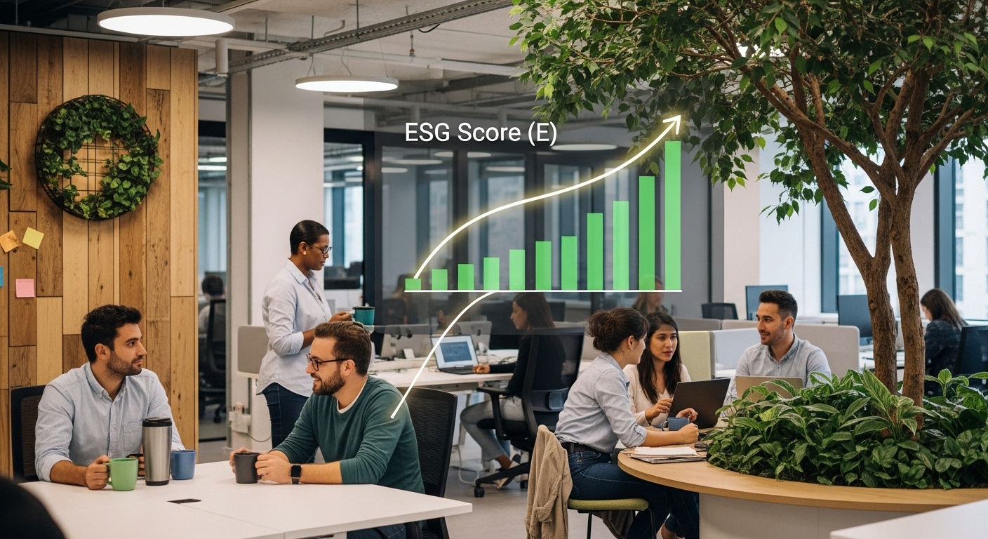 우리가 다니는 회사의 ESG 점수는 직장인이 체감하는 '친환경 오피스' 변화