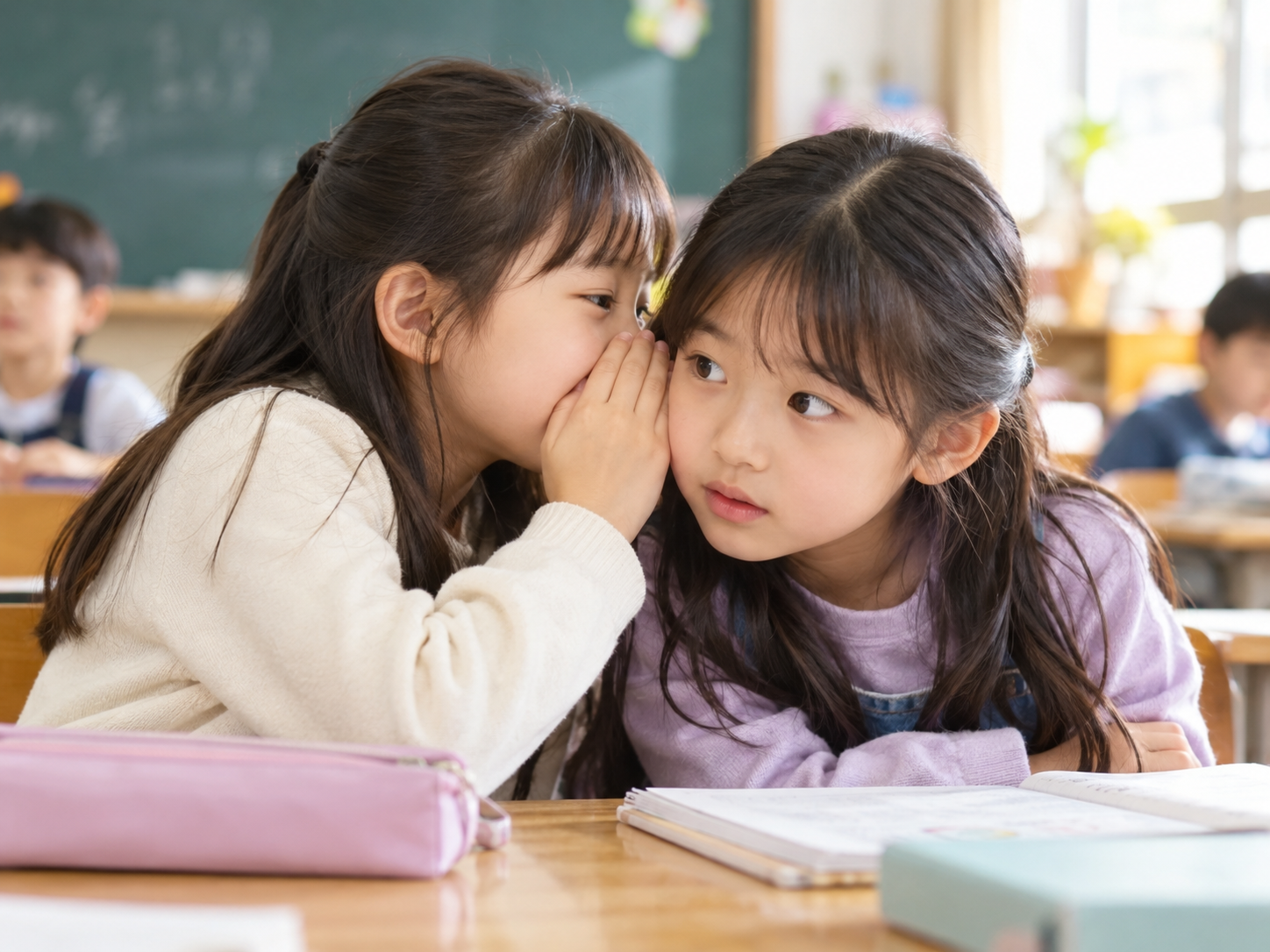 교실 속 작은 속삭임