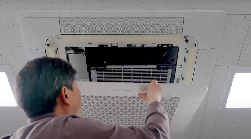 시스템-에어컨-먼지-필터-분리-방법