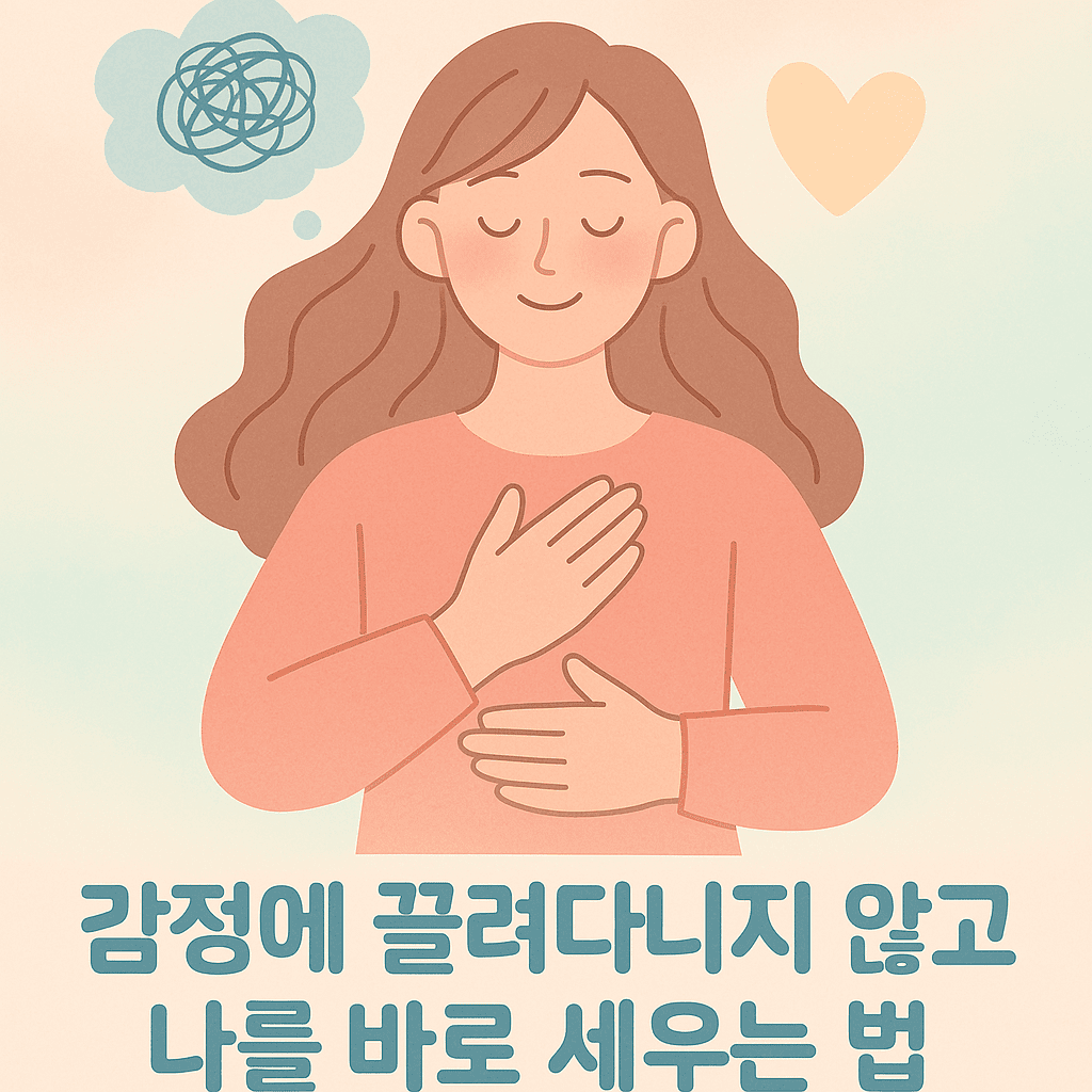 감정에 끌려다니지 않고 나를 바로 세우는 법