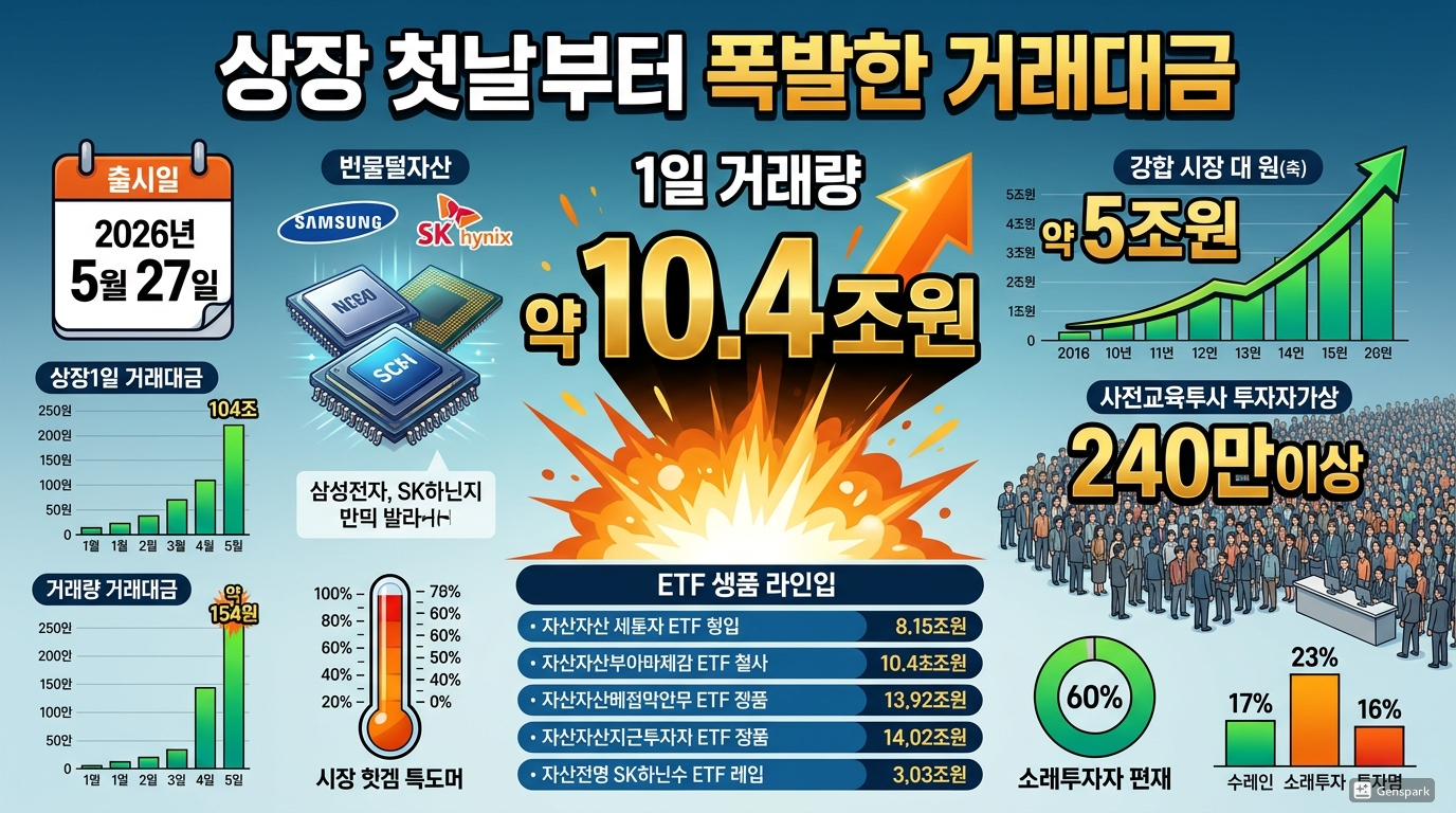 상장 첫날부터 폭발한 거래대금