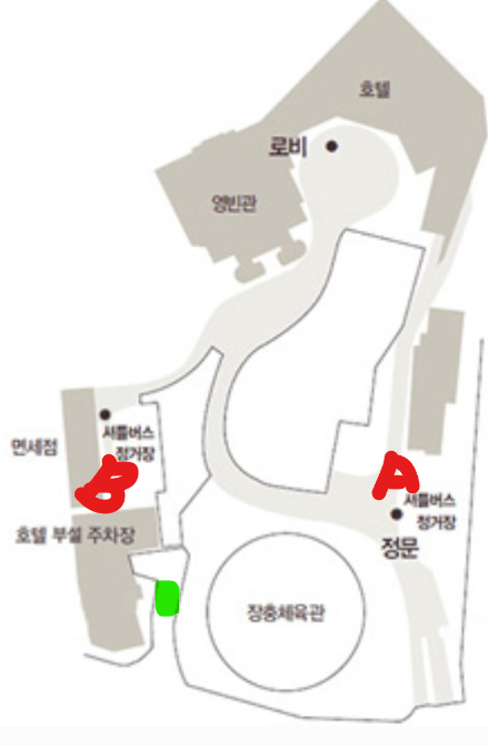 셔틀버스 약도