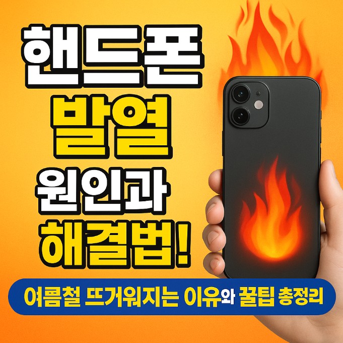 핸드폰 발열 원인과 햬결법