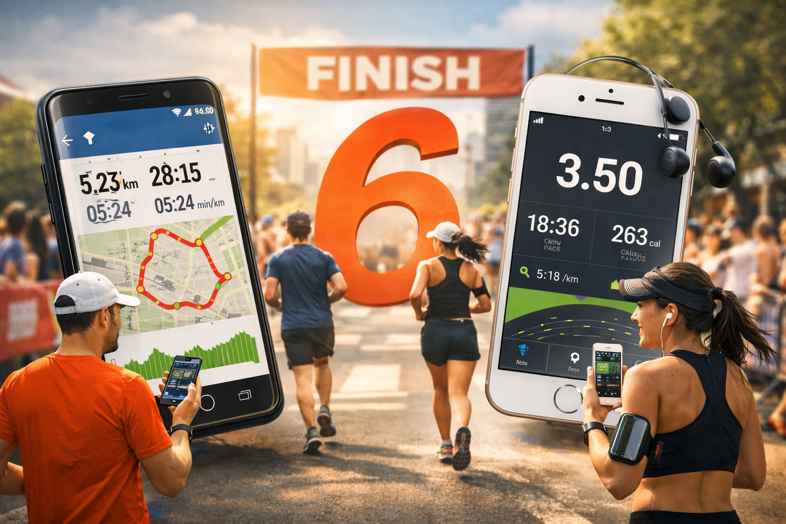 마라톤 어플 추천 BEST 6｜갤럭시&middot;아이폰 러닝 기록 앱 설치 다운로드 총정리 관련 사진