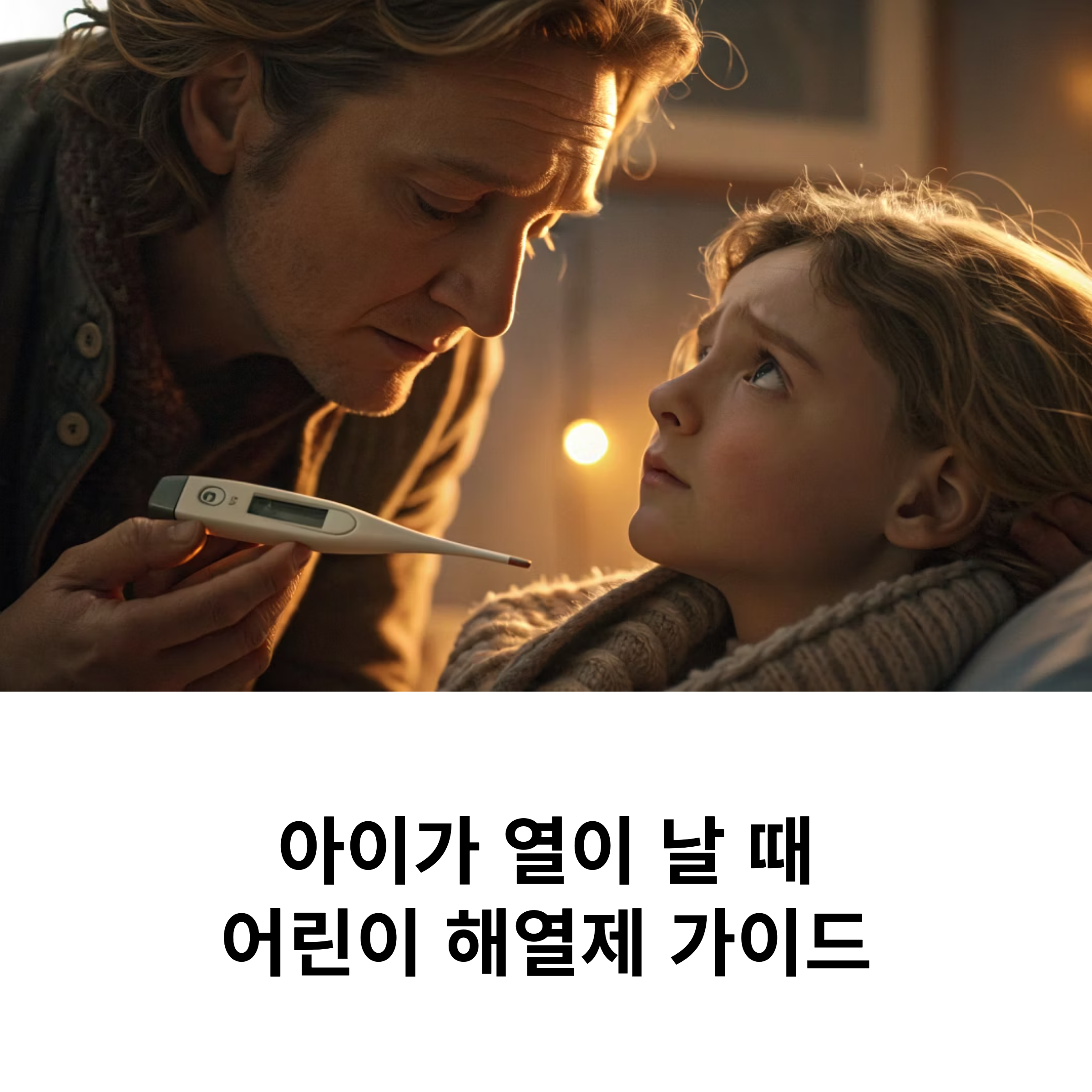 아이가 열이 날 때, 어린이 해열제 선택과 복용 가이드