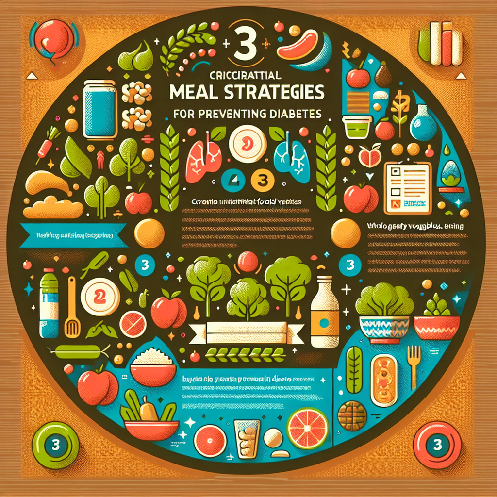 혈당 조절 식단: 당뇨 예방을 위한 3가지 핵심 식사법