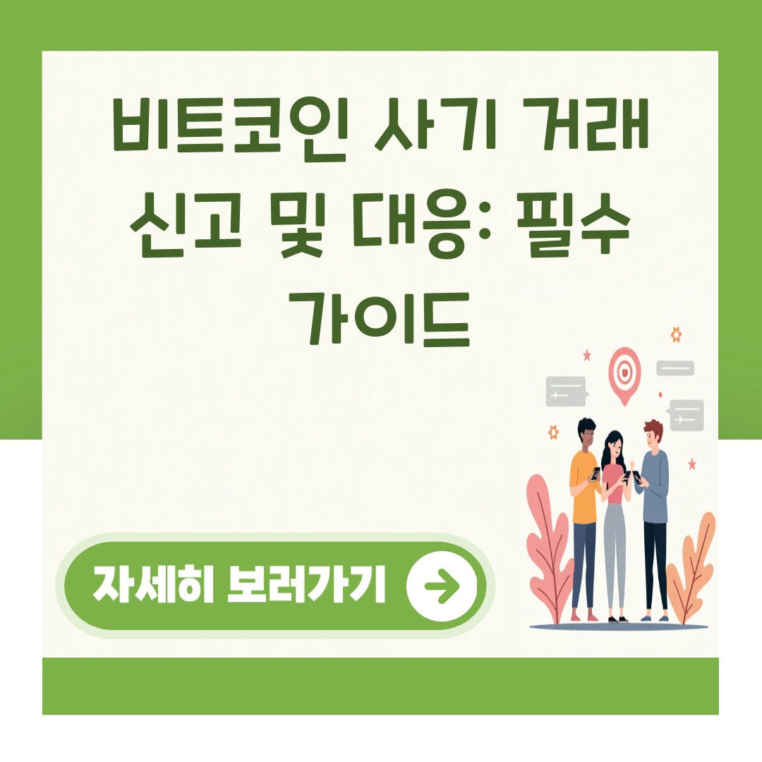 비트코인 사기 거래 신고 및 대응: 필수 가이드 대표 이미지