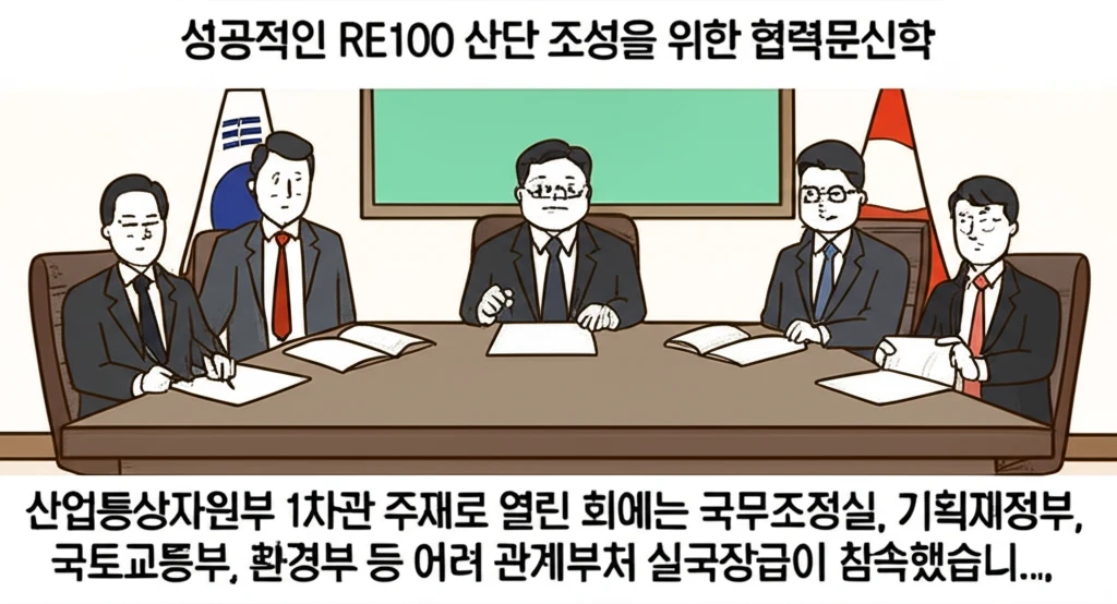 범부처가 머리 맞댄 RE100 산단!..