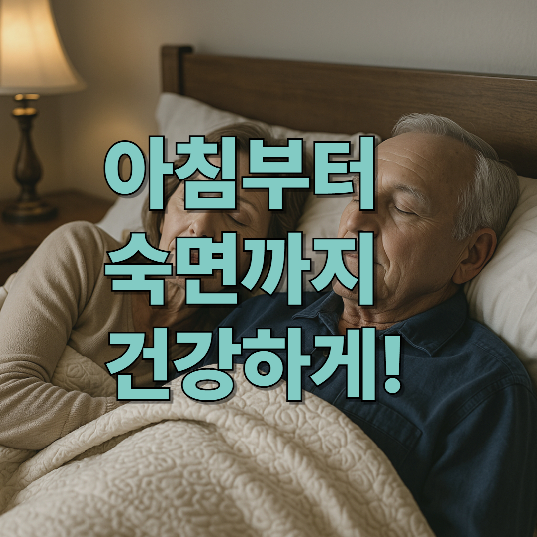 부모님 건강을 위한 하루 루틴: 아침부터 숙면까지