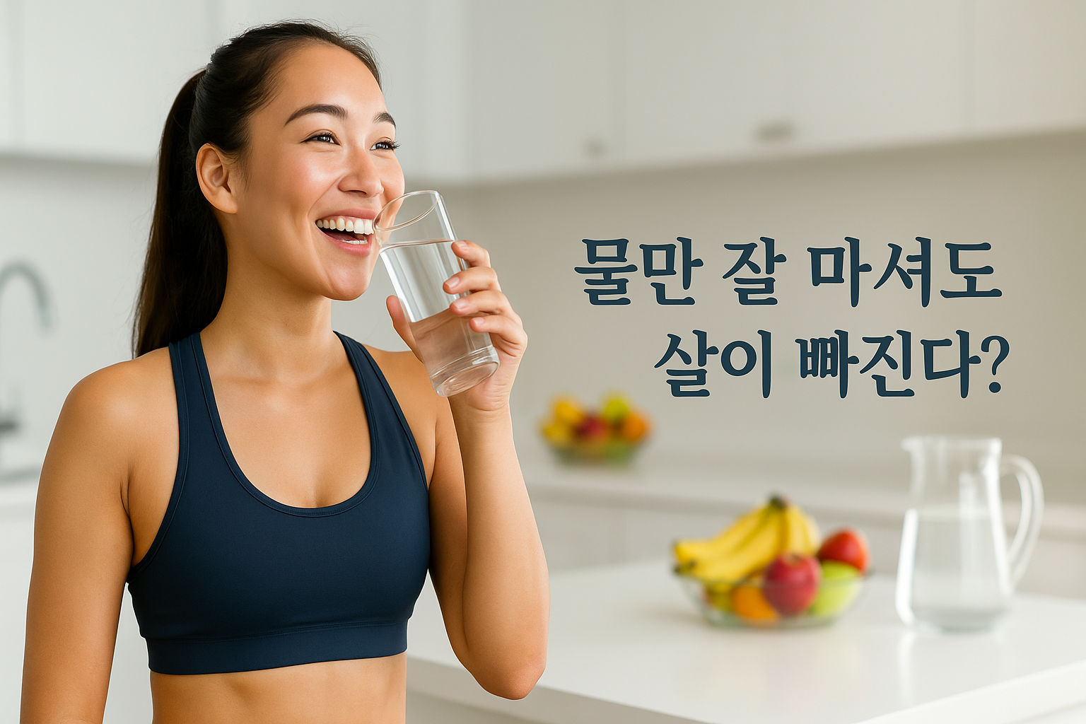 1.물만 잘 마셔도 살이 빠진다?