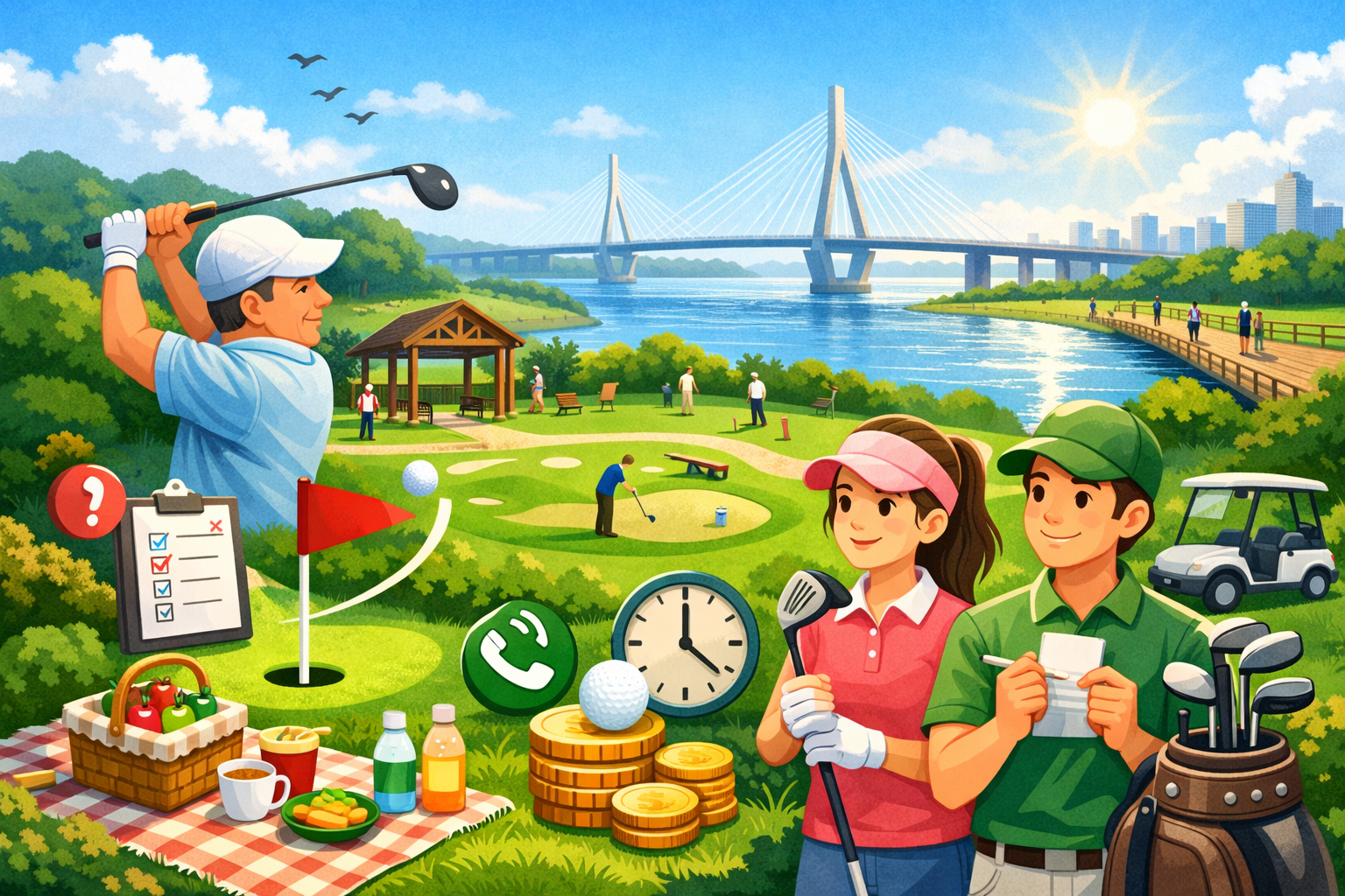 당진 해나루파크골프장 예약방법 총정리! 위치·요금·이용꿀팁 한눈에 보기 관련 사진