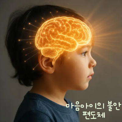 마음아이의 불안은 편도체와 연결되어 있다.