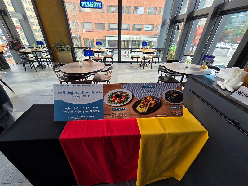 블루메쯔 광화문점. 내부 모습