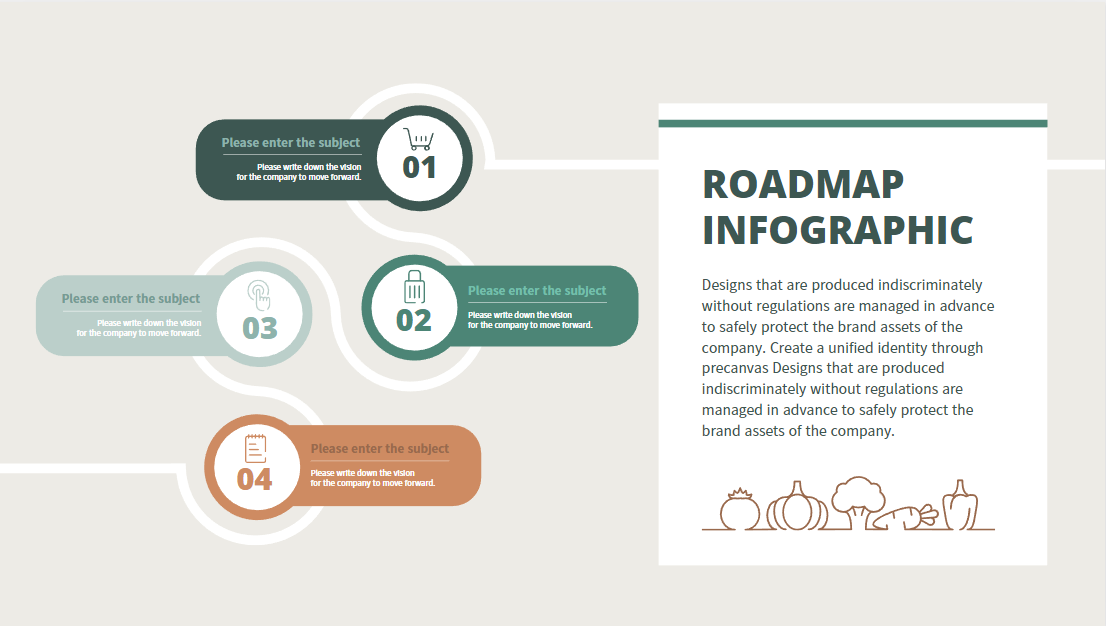 사업화 전략 요약 그림으로 사용하기 좋은 템플릿 #04