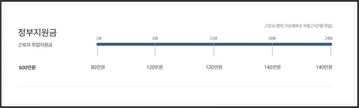 청년내일채움공제-정부지원금