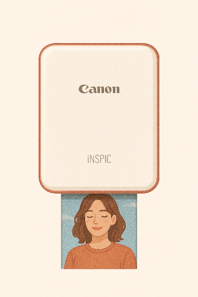 언제 어디서나 간편하게 출력 가능한 캐논 인스픽 미니 포토 프린터 이미지