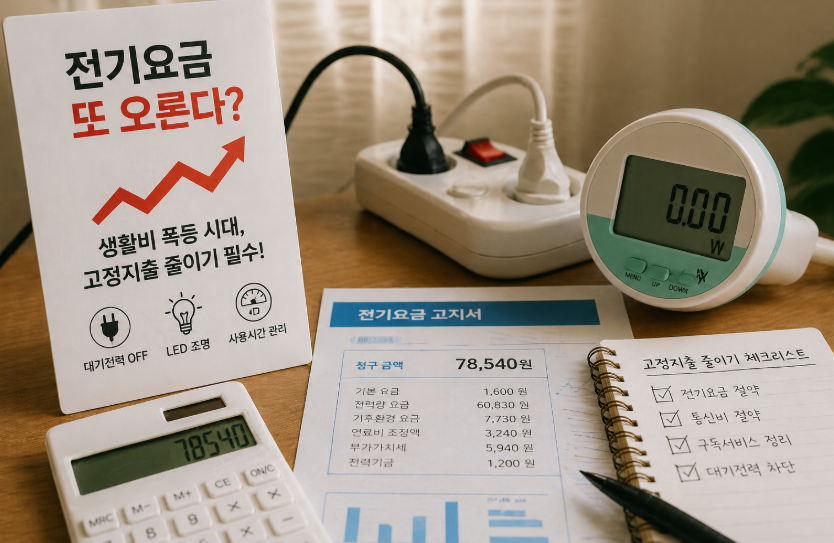 전기요금 절약을 위한 준비