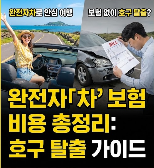 제주도 렌터카 완전자차 보험 비용
