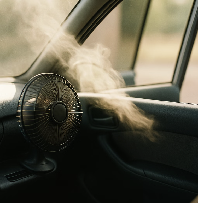 5. 뜨거운 공기 빼는 데는 이만한 게 없다