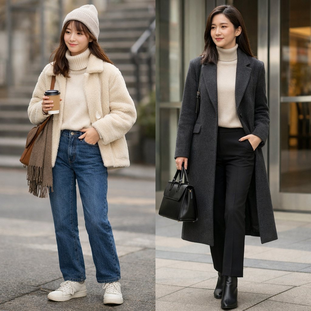 겨울 데일리룩 &amp; 출근룩