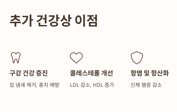 매스틱검의 주요 효능