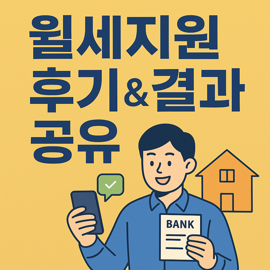 월세지원 후기와 결과 공유