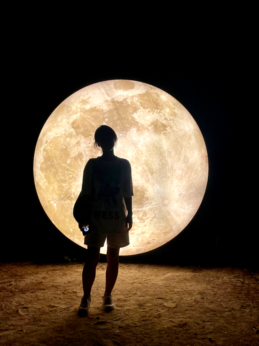 오크밸리 달빛 인증사진2