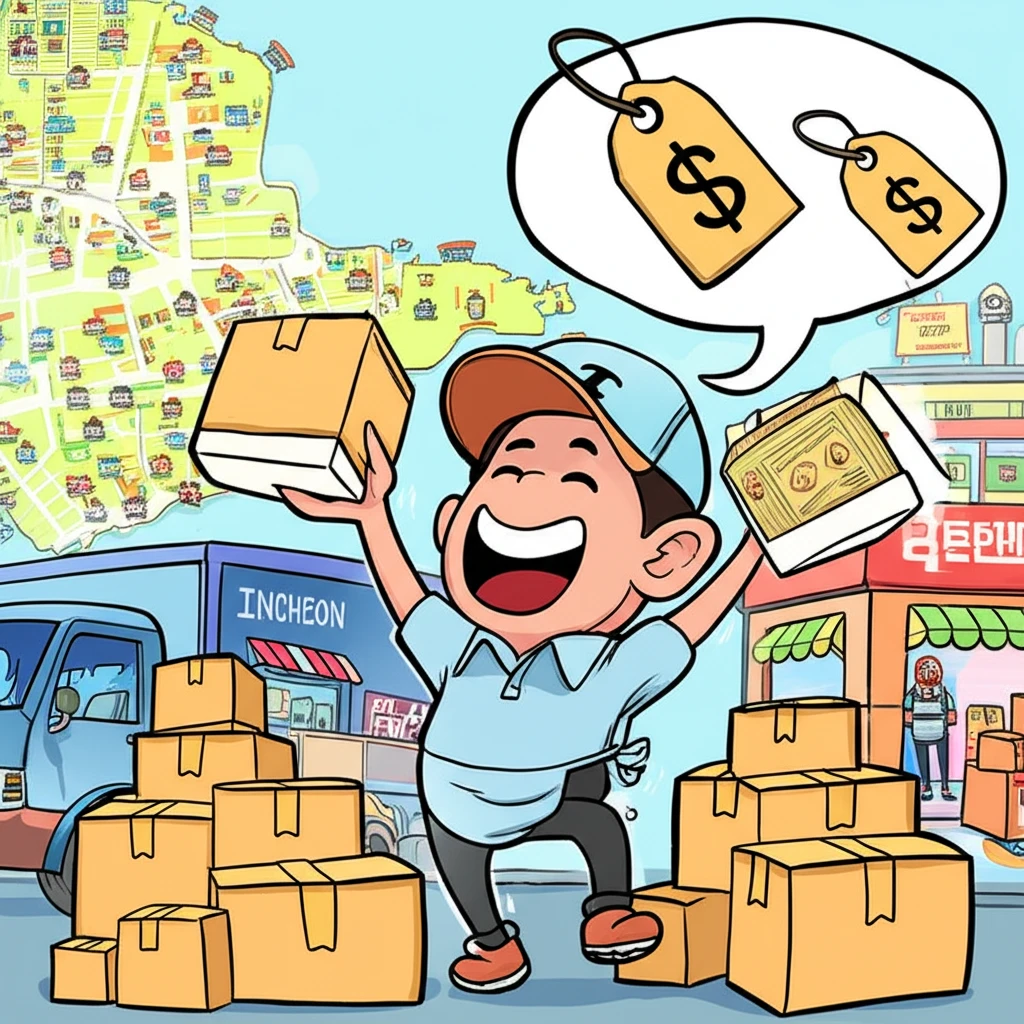 인천광역시 소상공인 우체국택배 지원사..