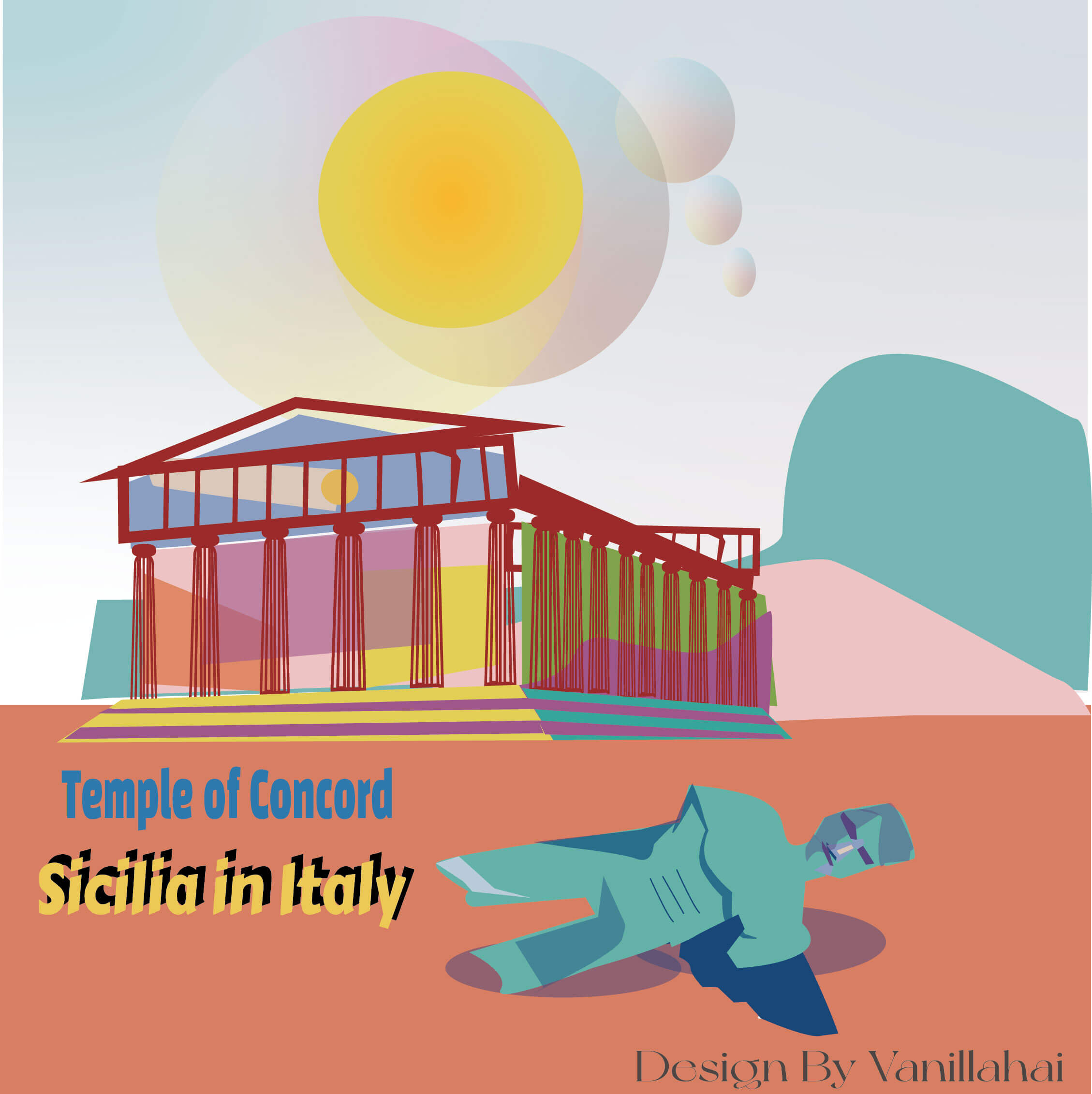 Temple Of Concord Sicilia in Italy