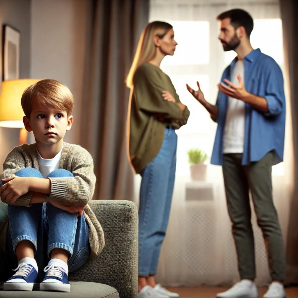 부부싸움 본 아이