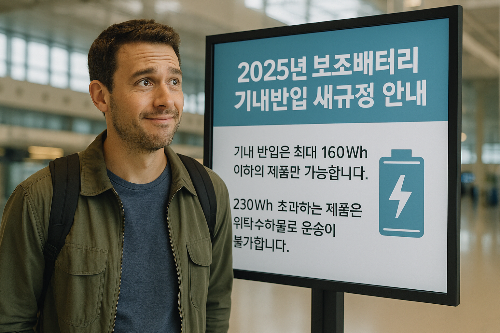2025년 3월 보조배터리 기내반입 새규정 완벽정리