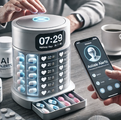 스마트 약통 이미지