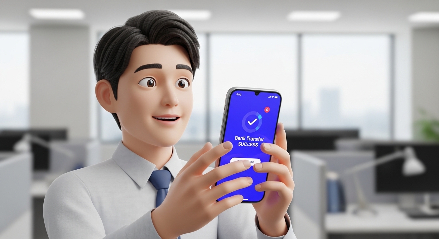 무통장입금, 계좌이체