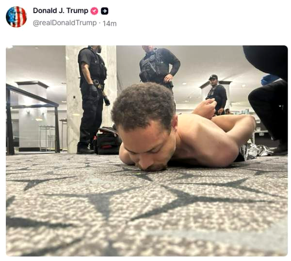 트럼프 만찬장 총격 용의자 체포(영상)