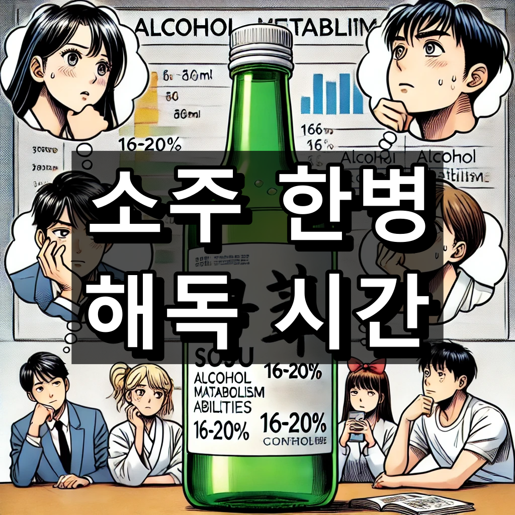 소주 한병 해독 시간 얼마나 걸릴까 대표 이미지
