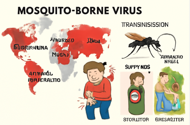 모기와 바이러스