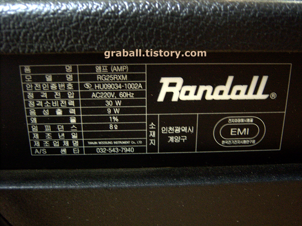 Randall 기타 앰프 RG25RXM